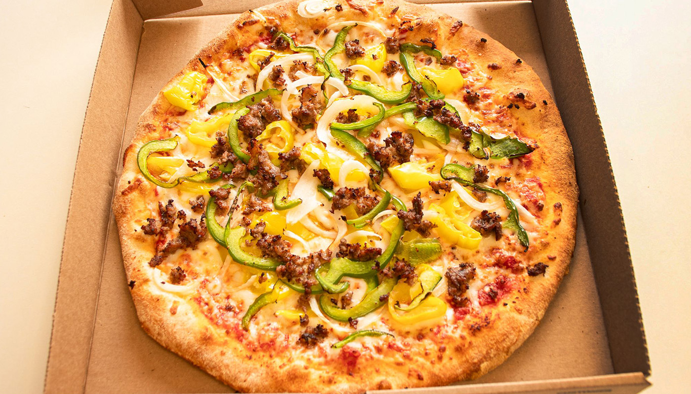 PHILLY CHEESESTEAK PIZZA image